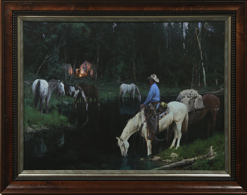 Evening Arrival by artist Bill Anton